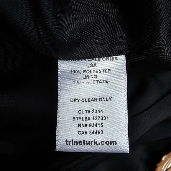 Trina Turk Floral Print Peplum Top - Short Sleeve, Summer Fall Office, Size XS - Picture 9 of 10